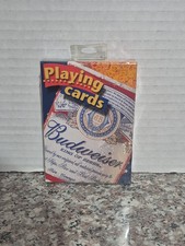 Vintage and Sealed 2000 Budweiser Playing Cards By Bicycle Brand Maker