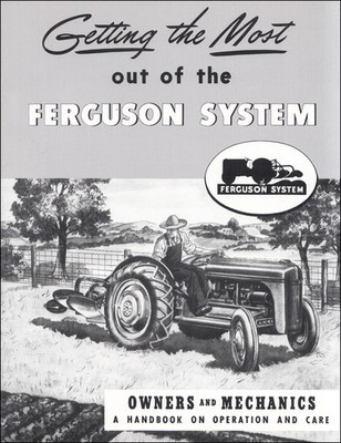 Ford Tractor Ferguson Hitch Implement Manual 2N 9N 8N Plow Disc Harrow