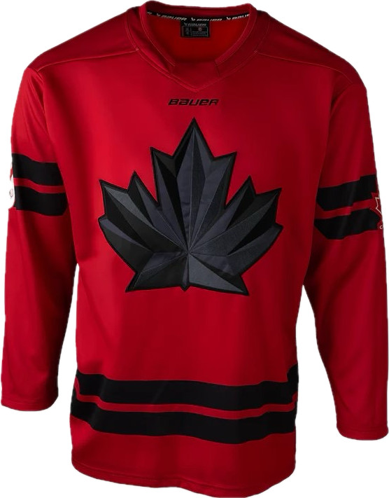 Men'S 2026 Team Canada Bauer Olympics Red Replica Hockey Jersey - Blank