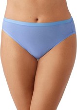 Wacoal Understated Cotton Hi-Cut Panty 879362 Blue Size XL