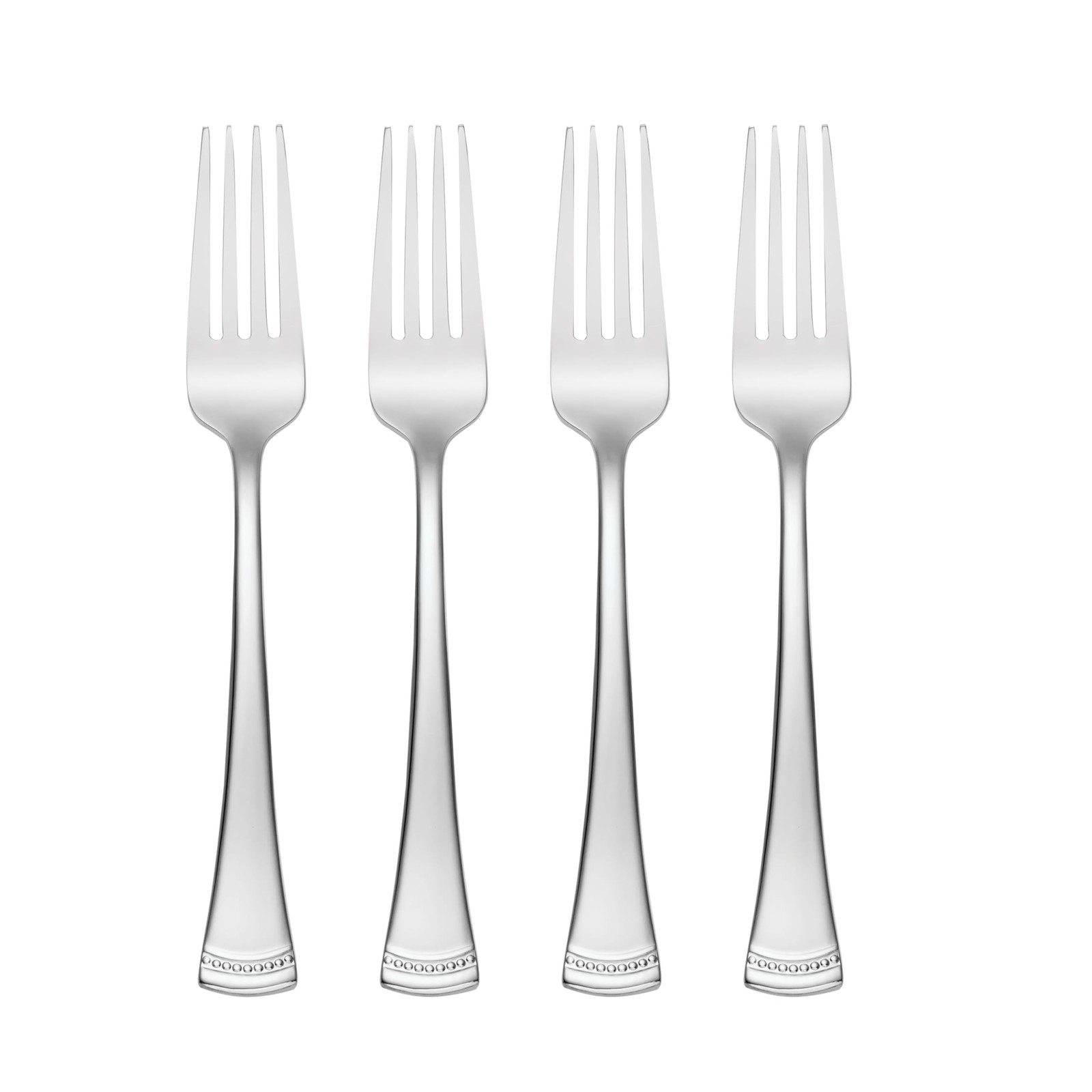 Lenox Portola Salad Forks, Set of 4, 0.41, Metallic,Single F