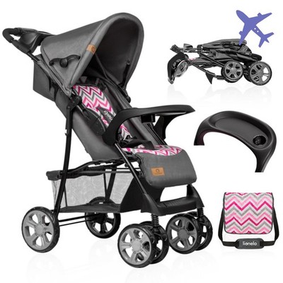 Kinderwagen Emma Plus Buggy Sportwagen bis 15 kg   Rosa Scandi