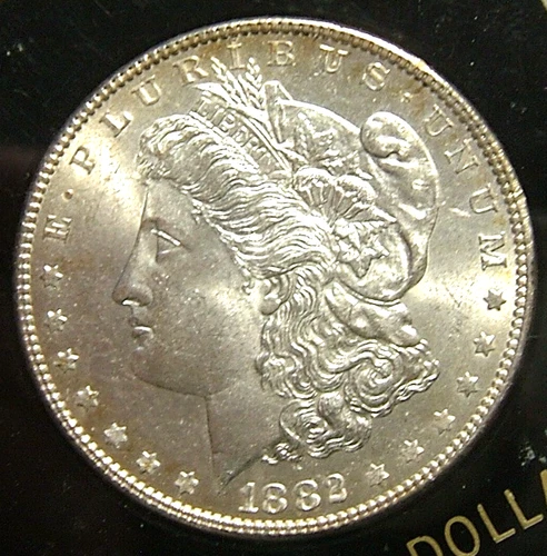 1882 MORGAN  SILVER  DOLLAR ** AU ** CONDITION  NICE  COIN