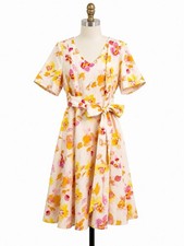 Lane Bryant Multi Floral/Garden Party/Wedding Guest/Blush Pink/NWT/SZ 16