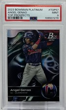Angel Genao Rookie PSA 9 -2023 Bowman Platinum ‘Top Prospects’ -Guardians