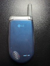 LG VX3200 Verizon Wireless Flip SLATE BLUE Color Display Phone 1xRTT Untested
