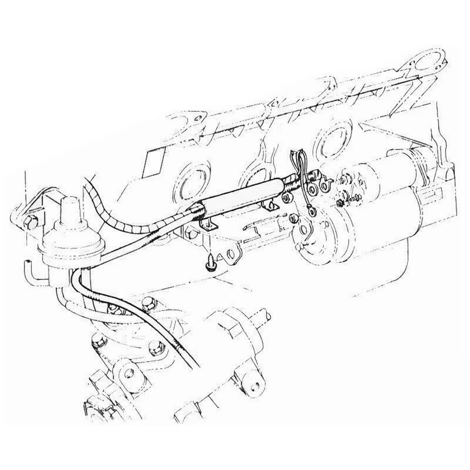 Protector de tubo de cable de arranque de batería para Ram Air HO 1967-69 Pontiac GTO 1 pieza Foto 2 de 4