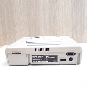 Japanese Sega Saturn White Console Bundle with 2 Controllers 6 Games & Memory
