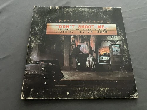 Vintage Elton John Vinyl LP Don't Shoot Me I'm Only The Piano Player 1972 Rock A