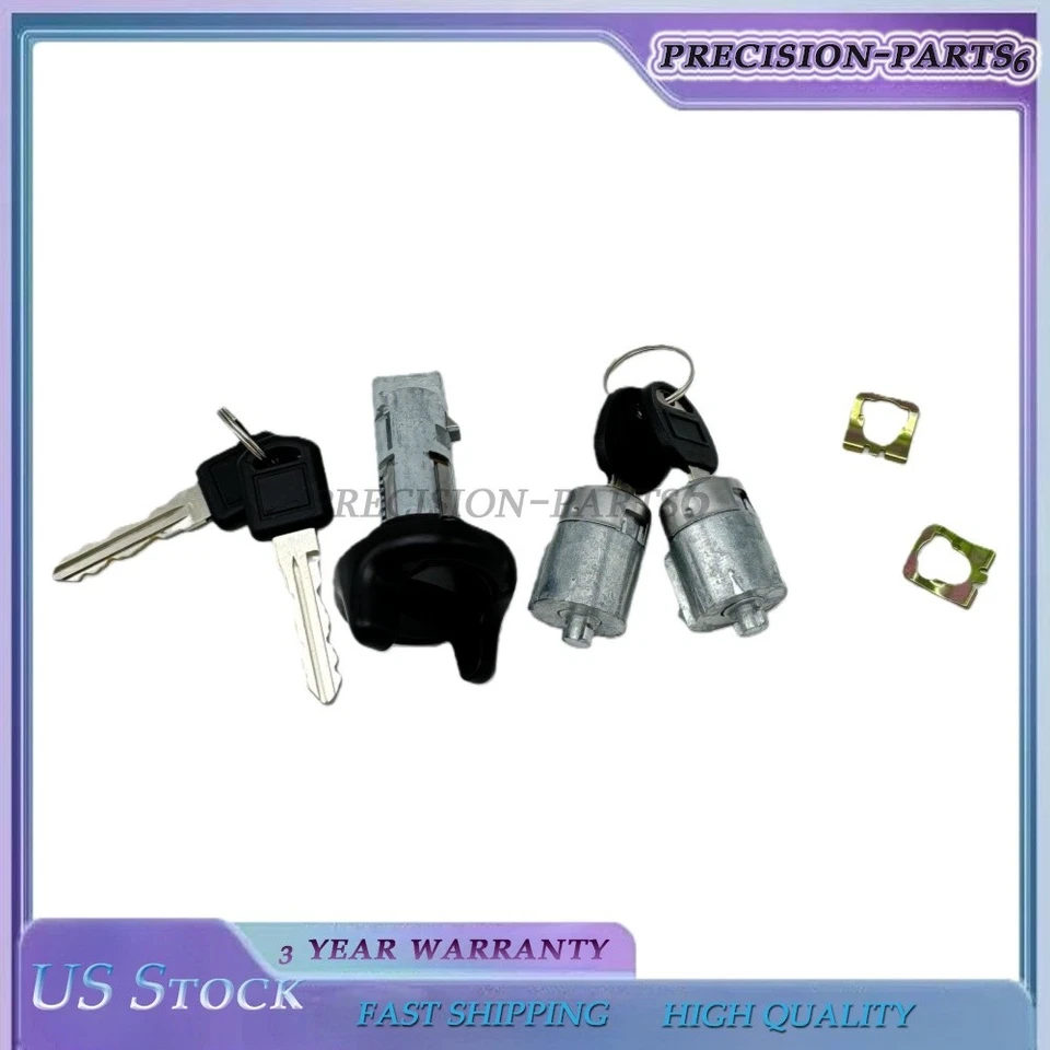 NUEVO juego de cilindros de encendido y bloqueo de puerta para GMC Yukon 1995-1997 26049532 Foto 2 de 4