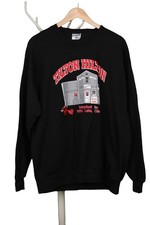 Jerzees Tilton Hilton Turkeyfoot Inn Ohio Sweatshirt Black Mens XL USA vtg 1990s