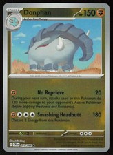 Donphan 045/086 Common Chaos Rising Pokemon Reverse Holo Near Mint