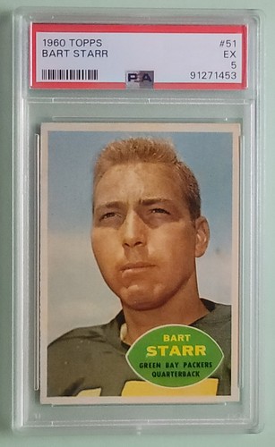 Bart Starr #51 1960 Topps card