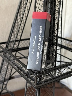 MAC Retro Matte Lipstick RUBY WOO 707 0.10oz/3g Fast shipping! See Pictures