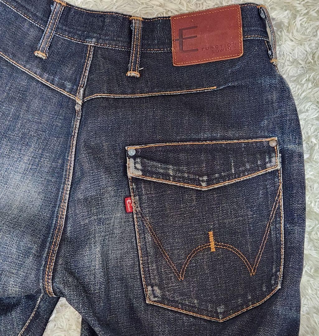 Edwin E Function Jeans Dark Indigo Used Stylish D… - image 11