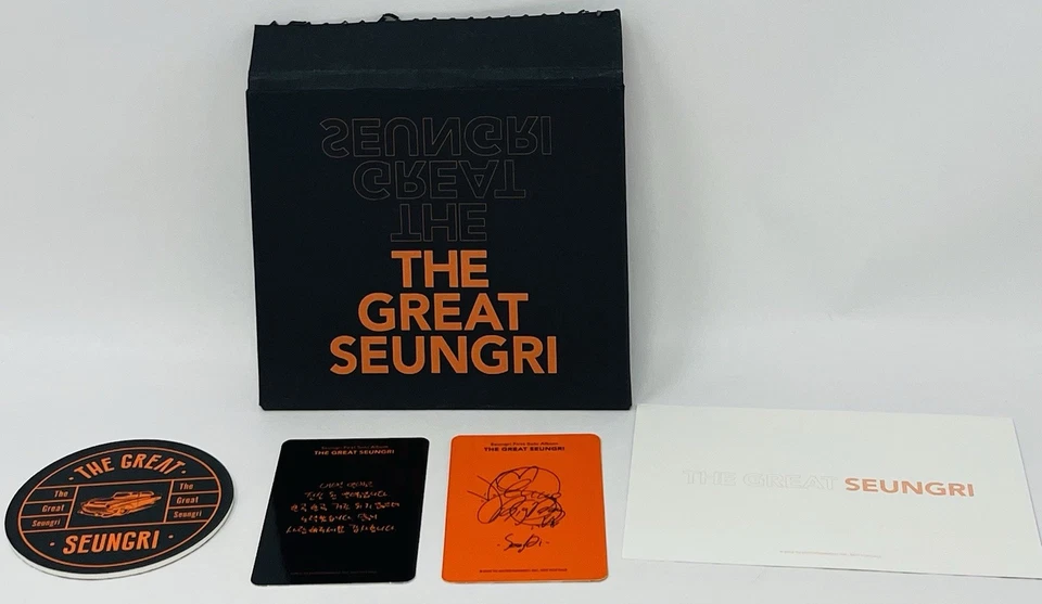 Seungri The Great Seungri Album (Orange) WITH PHOTOCARD Foto 3 de 4