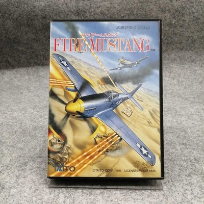 Taito Fire Mustang Mega Drive Game Cartridge Classic Arcade Action