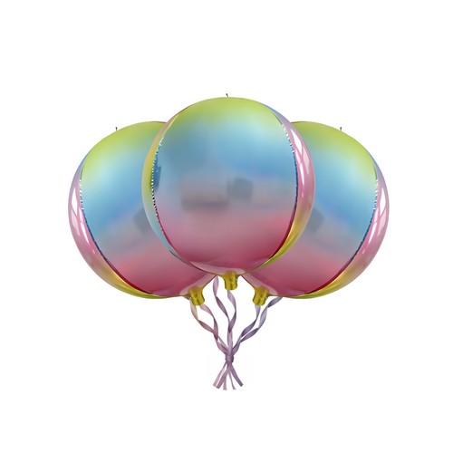 Globos de aluminio discoteca 4D esfera 22" pulgadas Orbz globo de helio decoración de cumpleaños - Imagen 25 de 57