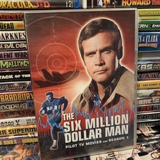 The Six Million Dollar Man Pilot TV Movies and Season 1 Brand New DVD 6-Disc Set