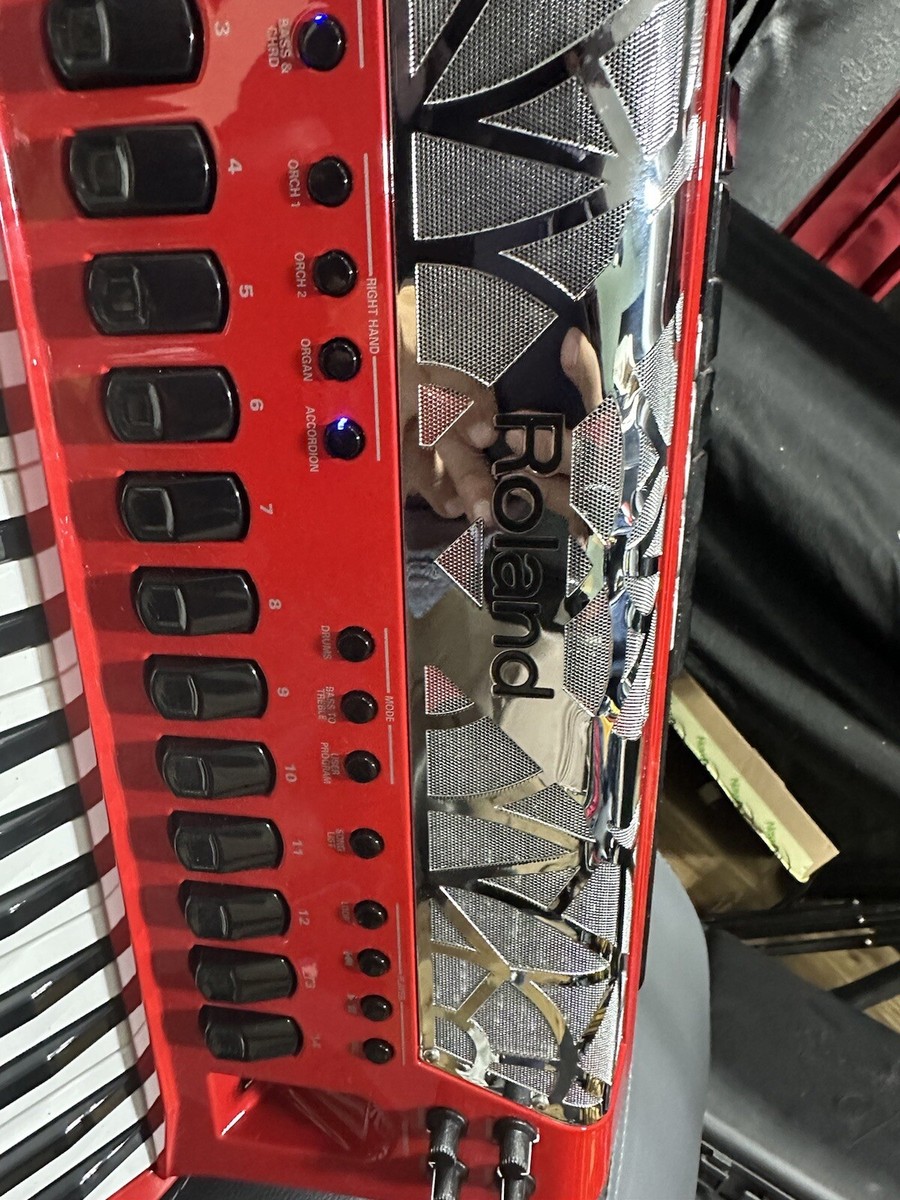 Roland FR-8x Piano-type V-Accordion - Red | eBay