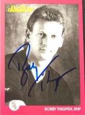 Bobby Thigpen Autographed 1991 Studio #39