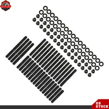 Cylinder Head Stud Bolt Kit For Chevy SBC 265 283 302 305 307 327 Small Block