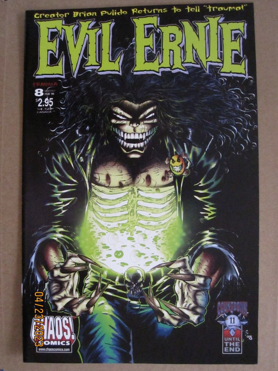 1999 CHAOS COMICS EVIL ERNIE: TRAUMA #8 JENSEN/PULIDO | eBay