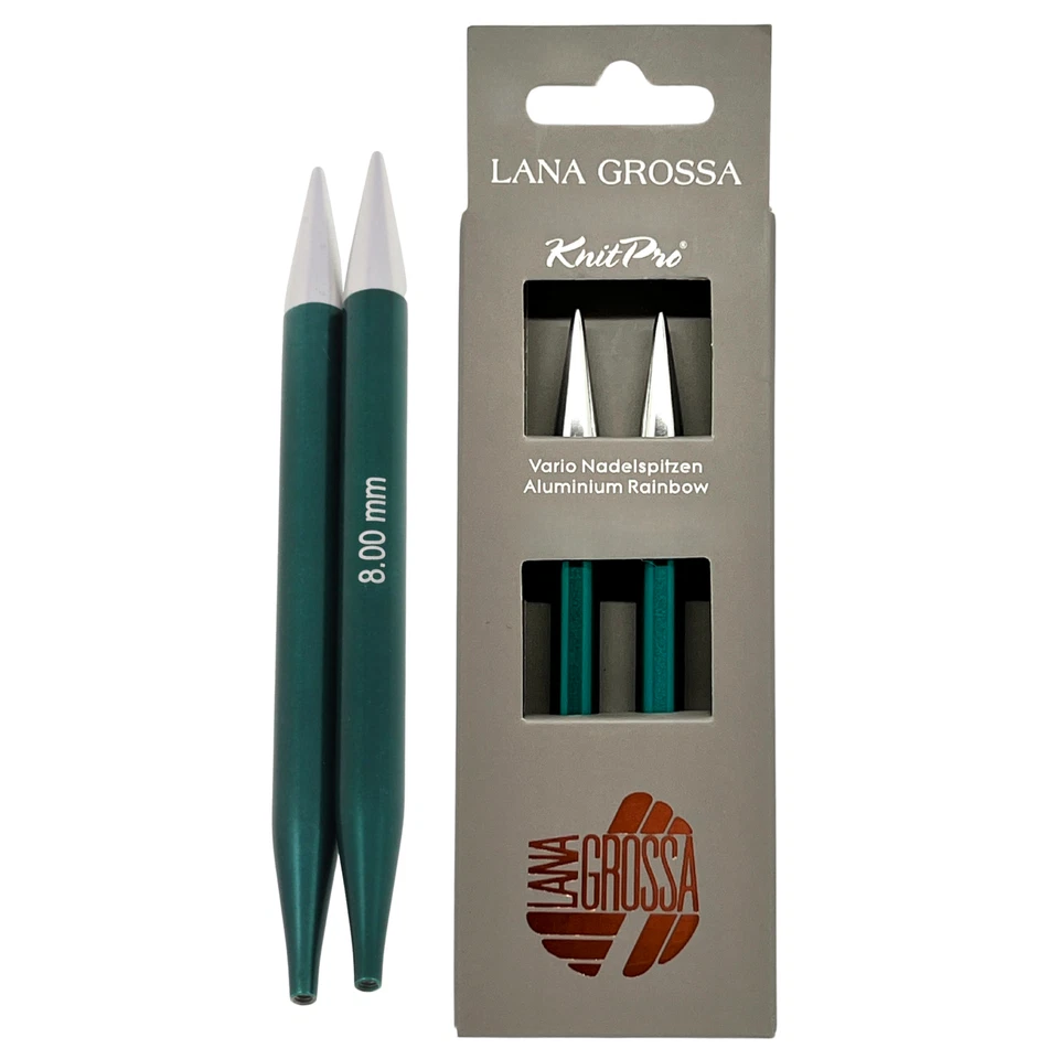 Lana Grossa Knit Pro Nadelspitzen VARIO LANG Aluminium Rainbow Stärke 3-8 mm - Bild 1 von 1