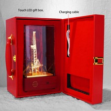 Oilfield Oil Well Derrick Drill Rig Gold Colo...