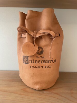 Ron Anejo Aniversario Pampero Venezuelan Rum Leather Pouch Bag Holder