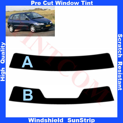 Film Solaire Prédécoupé Teinté Pare-Brise Renault Megane Scenic 5P 1996-1999 - Imagen 1 de 1