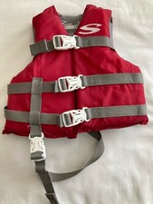 Stearns Child Life Jacket 30 to 50 Pounds RED US Coast Guard Approved