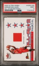 2004 Ultra WNBA All Star Material Jersey ADRIAN WILLIAMS PSA 9 Phoenix Mercury