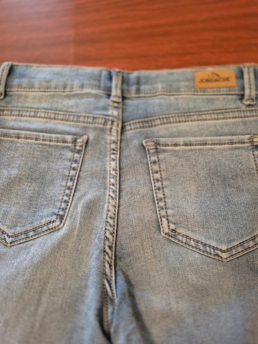 Jordache Super Skinny Jean Girls Sz 12 Stretchy Snap Button New Adjustable Waist - Picture 3 of 3