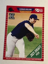 2021 Pro Set Baseball Red Parallel Gunnar Hoglund Base (XRC) PS29