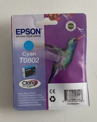 original epson t0802 cyan epson stylus photo p50 px650 px660 px700w px710w px800