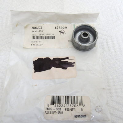 Arctic Cat Snowmobile OEM Driveshaft Plug 1602-353 | eBay