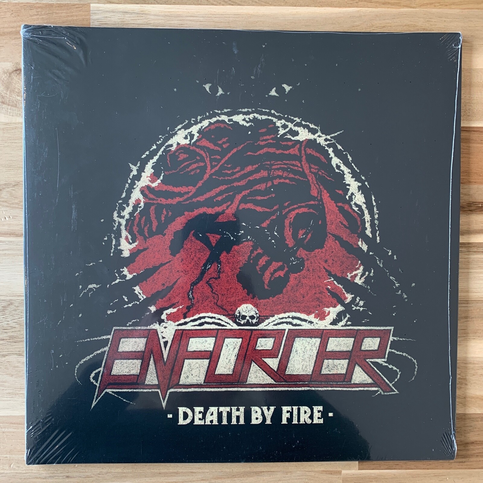 Enforcer ‎– Death By Fire - Brand New & Sealed 2019 Ltd G'Fold Splatter Vinyl LP