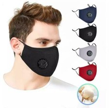 Everyday Filter Cotton Face Mask Reusable Washable Breathable Pollution Allergy