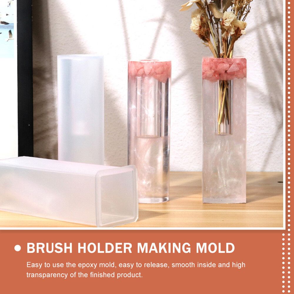 silicone holder Practical Funny Epoxy Flowerpot Bonsai Pot Vase Casting