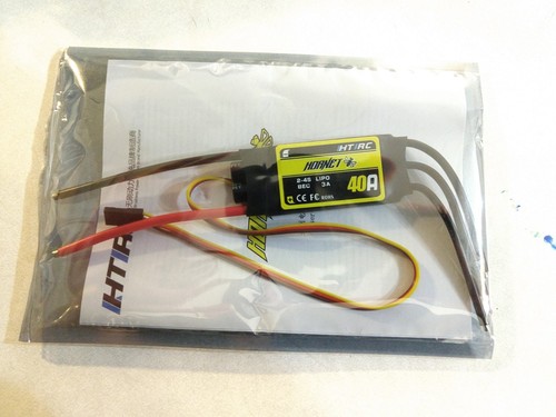 HTIRC ALTO RENDIMIENTO SIN ESCOBILLAS ESC 40A/50A 2-4 LIPO BEC 5V/3A AVISPÓN - Imagen 4 de 4