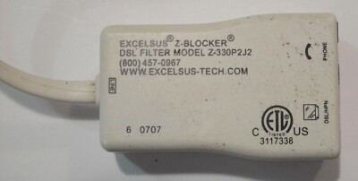 Excelsus Z-Blocker DSL Filter Z-230PJ | eBay Excelsus Z-Blocker DSL Filter Z-230PJ | eBay