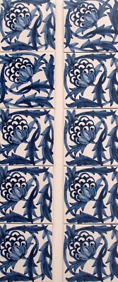 WILLIAM MORRIS KACHELN KAMIN 12 KACHELN KÜCHE BIS ZU 50 % RABATT ARTISCHOCKENVERKAUF