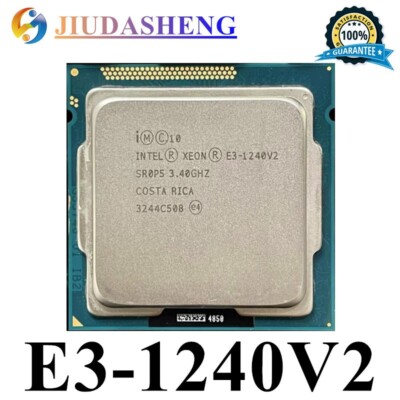 Intel Xeon E3-1240 V2 CPU 3.40GHz 8M Quad-Core SR0P5 Socket 1155  Processor 69W