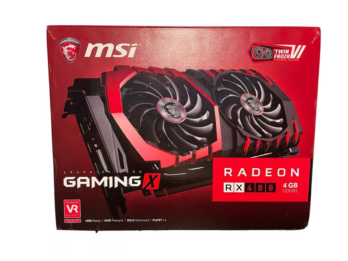 Radeon rx 480 msi sale