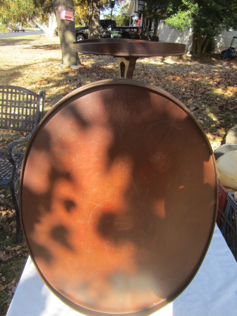VTG 1900 MERSMAN LYRE HARP TABLES, #6651, MAHOGANY | eBay