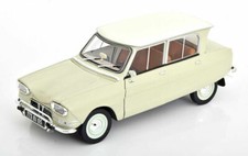 NOREV COLLECTORS 1:18 DIE CAST AUTO CITROEN AMI 6 1965 TURKEYS WHITE ART 181529