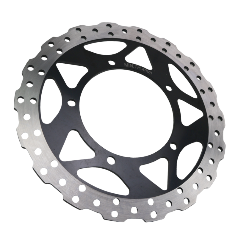 Silver Motorcycle Front Brake Disc Rotors For Kawasaki