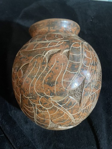 MATA ORTIZ HAND MADE PELICAN . 3-D . Very Nice - Afbeelding 1 van 3