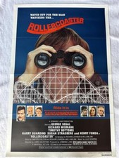 ROLLERCOASTER 27"X41" Original Movie Poster One Sheet Henry Fonda TRI-FOLD 1977